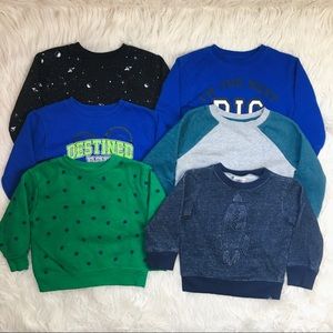 6 toddler warm winter sweaters bundle lot size 2T